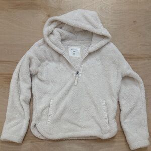 Abercrombie Kids Cream Fleece Hoodie